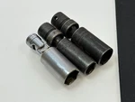 Snap-on Usa 3pc Spark Plug Swivel Universal Socket Set, S9709b, S9710a, S9704cfu. Fixed Price $57.99.