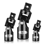 Blackrobot Universal Joint Set 3pcs, 1/2" 3/8" 1/4" Drive Socket One Size. Fixed Price $22.37.