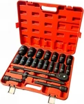3/4 Inch Drive Deep Impact Socket Set, 21 Pieces, 6 Point, Metric Sizes Black. Fixed Price $289.99.