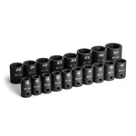 Capri Tools 1/2 In. Drive Shallow Impact Socket Set, 10 To 27 Mm, Metric, 18-.... Fixed Price $64.59.
