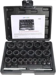 22 Piece Bolt Nut Extractor Set, 1/2" And 3/8" Drive Impact Lug Remover Sock. Fixed Price $79.63.