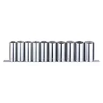 Westward 53pn68 1/2" Drive Socket Set Metric 10 Pieces 22 Mm To 32 , Chrome,. Fixed Price $56.39.