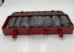 Steelman 8-piece Pro Deep Drive 6 Point Impact Metric Socket Case. Fixed Price $111.60.