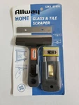 Allway Home Glass & Tile Scraper Gsk3 Set Soft Grip , New .. Fixed Price $9.99.