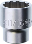 Wiha 33780 12 Point - 3/8 Inch Drive Socket 11/16". Fixed Price $19.24.