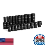 Capri Tools 1/4-inch Drive Master Impact Socket Set Shallow Deep /. Fixed Price $65.63.