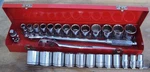 Proto Blackhawk,30 Pc Metric Sae 1/2" Drive Socket Ratchet Set In Metal Case Vg. Fixed Price $199.00.