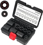Bilitools External Torx Plus Socket Set, 6 Point Full Range Of Sizes, Black. Fixed Price $66.99.