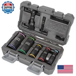 Klein Tools 66070 Impact Socket Set Five Driver Flip Sockets 1/4-inch. Fixed Price $86.83.