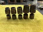 Vintage Proto Usa Professional Impact Swivel Sockets 5pcs. Fixed Price $60.00.