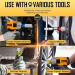 Boen 1/2" Drive Impact Lug Nut Socket Set, 5 Pieces Non-marring Thin Wall Wheel. Fixed Price $41.39.