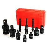 Alouka 10 Pieces Impact Swivel Socket Set Cr-mo Steel 1/4 And 1/2 To 3/8 Impa.... Fixed Price $32.73.