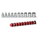 Wright Tool 200 1/4" Drive 10 Piece Standard 6-point Socket Set On Clip Rail. Fixed Price $75.38.