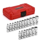 Casoman 19pcs 1/4" Drive Universal Joint Socket Set, 1/4"dr. Metric & Sae. Fixed Price $72.99.