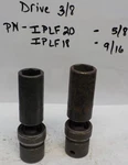 Snap-on Iplf18 9/16 & Iplfm20 5/8 Usa Swivel Impact Socket Deep.. Fixed Price $45.54.