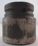 Snap-on Usa Im632 Sae 3/4" Drive 1" 8 Point Socket: Ugly And Engraved. Fixed Price $16.00.