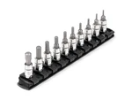 Tekton 1/4" Drive Hex Bit Socket Set W/ Rail, 10-piece 5/64"-5/16" S2 Steel. Fixed Price $46.81.