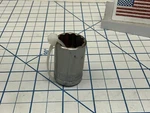Armstrong St-1225, 1/2 Drive 12pt Sae Socket, Size 25/32in., Usa Made White Tag. Fixed Price $4.00.