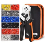 Ferrule Crimping Tool Kit With Oxford Bag, 1200pcs Copper Terminals, And Self.... Fixed Price $36.97.