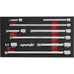 Epauto 9-piece Wobble Extension Set 1/4, 3/8, 1/2 Drives Cr-v Steel. Fixed Price $44.58.