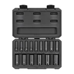 Tekton 3/8 Inch Drive Deep 12-point Impact 15-piece (1/4 - 1 In.), No Rails. Fixed Price $97.99.