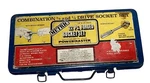 Powermaster Socket Set Vintage 22 Pc. Chrome Japan Metric 3/8 1/4 Metal Case. Fixed Price $29.00.