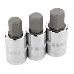 Ingersoll Rand 3 Piece 1/2 Inch Drive Sae Hex Bit Socket Set - 752030x. Fixed Price $22.99.