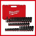 Milwaukee Shockwave Impact Duty 3/8 In Socket Set - 43 Pieces (49-66-7009). Fixed Price $170.99.