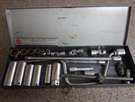 Wright 3/8 Drive Sae Socket Set, Speed Wrench, Swival Sockets, Extensions +. Fixed Price $130.00.
