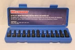 Westward 4prg1 13-piece Impact Bit Socket Set 3/8" Drive Sae/metric, Hex C2. Fixed Price $53.07.