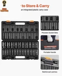Vevor Impact Socket Set 1/2 Inches 26 Piece Deep Sockets, 6-point, 1/2''. Fixed Price $99.99.