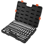 Uimoso 76-piece Socket And Ratchet Set, 3/8-inch Drive For Automotive Repairs. Fixed Price $69.34.