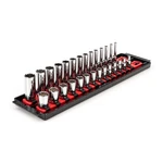 Tekton Shd90214 1/4" Drive 12-point Socket Set, 28-piece. Fixed Price $65.00.