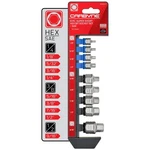 Carbyne 9-piece Stubby Low Profile Hex Bit Socket Set Sae S2 Steel Super Shor.... Fixed Price $131.96.