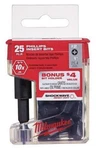 Milwaukee 48-32-5009 #2 Phillips Shockwave 1 In. Insert Bits W/ Bit Holder 25 Pk. Fixed Price $26.99.