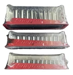 New Snap-on 1/4" Drive Sae Socket Sets Shallow Deep Semideep 110tmy 110tmsy. Fixed Price $489.99.
