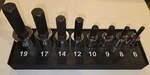 Metric Gridfinity 6x2 Organizer For - Icon 59764 1/2 In. Drive Hex-bit. Fixed Price $25.00.