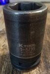 K Tool International Socket 1-5/16 1" Drive Impact 6 Point. Fixed Price $34.98.