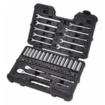 Westward 53pn75 1/4", 3/8" Drive Socket Set Sae, Metric 65 Pieces 3/16 In To. Fixed Price $146.99.