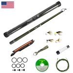 Eupheng Aventik Freshstart Tenkara Fly Fishing Rod Combodark Green2.4m/8ft. Fixed Price $62.66.