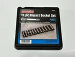 New Craftsman Tools Usa 19440 12pc Sae Deep Impact Socket Set, 1/2 Drive, 6 Pt.. Fixed Price $259.99.