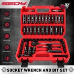 96pc 3/8" Drive Impact Socket Wrench And Bit Set Standard & Deep Sae Metric. Fixed Price $50.99.
