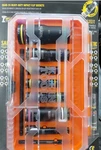 Klein Tools Quad-24 Heavy Duty Impact Flip Sockets-24 Sizes/ 6 Sockets #656qs. Fixed Price $59.99.