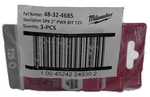 Milwaukee 48-32-4685 T25 Torx 2in Shockwave Impact Bits 15 Total 3 Packs. Fixed Price $25.95.