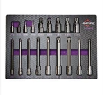 Mayhew Tools 18 Piece Triple Square Master Socket Bit Set 16066f. Fixed Price $299.99.