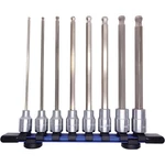 Taper Head Hex Socket Bit Extra Long Set - 8pc 3-10mm X 152mm Oal 3/8"dr. Fixed Price $97.58.