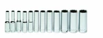 Williams 12pc 1/4" Dr 12-pt Metric Deep Socket Set On Rail. Fixed Price $83.78.
