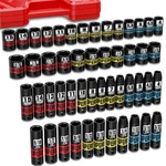 Aiourx 50 Piece 1/4" Drive Impact Socket Set, Sae (5/32" - Metric &. Fixed Price $63.62.