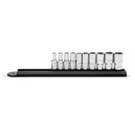 1/4 In. Drive 6 Point Mid Length Sae Socket Set 10-piece. Fixed Price $43.73.