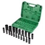 20pcs 1/2" Drive Impact Socket Set Standard Metric (8-32mm). Fixed Price $52.99.